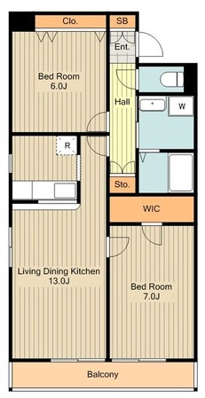エコタワーバオバブの物件間取画像